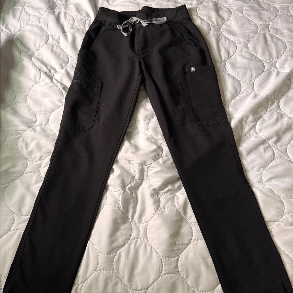 Figs Black Yola 2.0 XS Scrub Pants